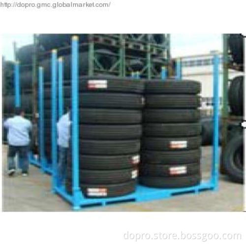 Storage Warehouse Used Metal Collapsible&Stackable Tyre Rack